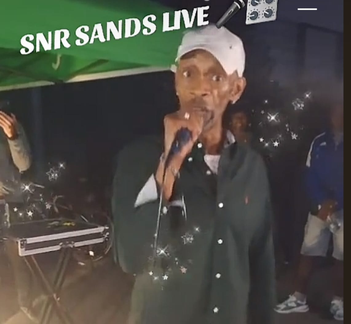 Senior Sandy performing live at SNR Sands — Saxon Sound System